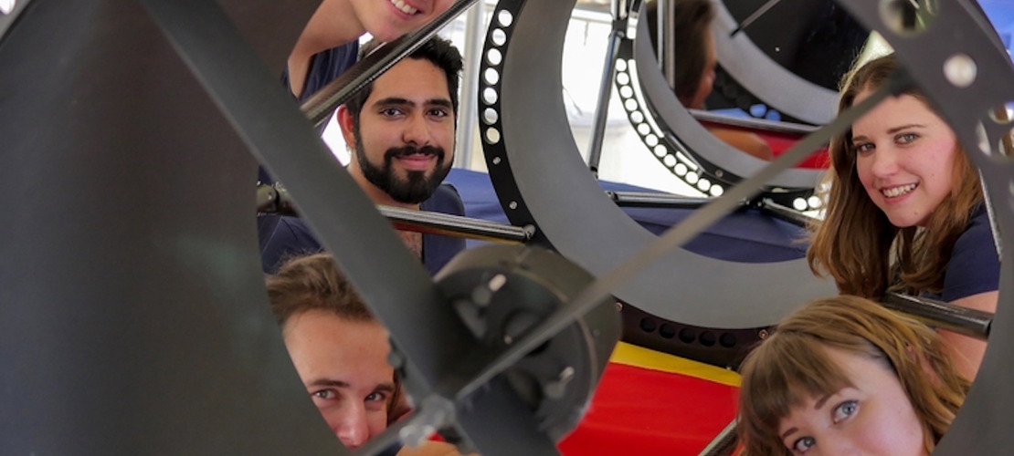 Vishnu's telescope kids